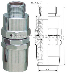 Petroleum oil swivel joint hose fitting