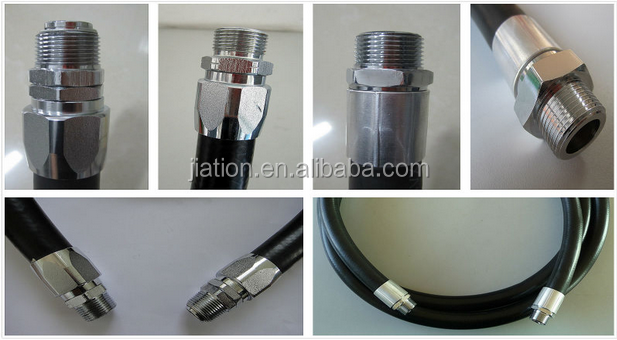 Petroleum oil swivel joint hose fitting