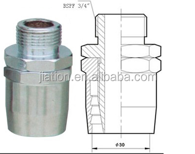 Petroleum oil swivel joint hose fitting