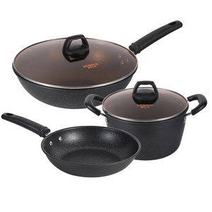 High quality pan and pots non stick cookware set cooking pot set induction cookware set