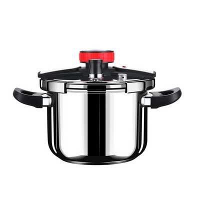 Highly Quality Energy Saving Gas And Induction Cooker 304 Stainless Steel Pressure Cooker 6 litre