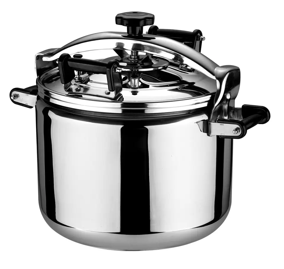 In Stock Pressure Cooker Safe and Explosion-Proof Stainless Steel 201 Pressure Cookers for Gas Stove and induction cooker