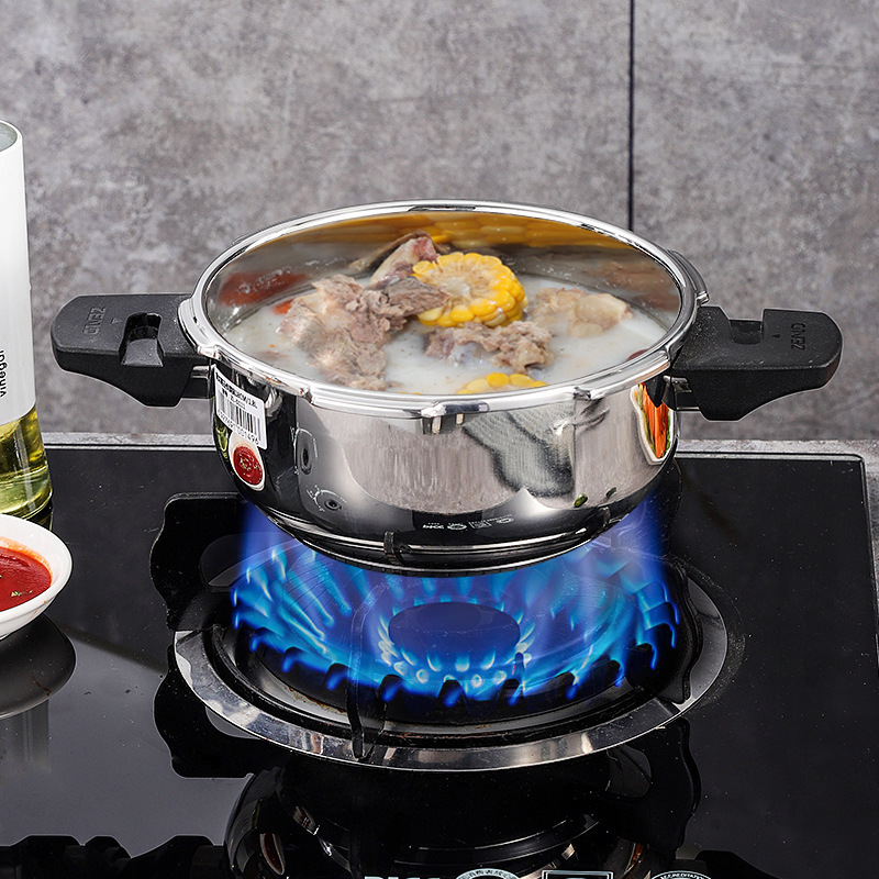 Stainless steel explosion-proof mini pressure cooker single people rice cooker gas induction micro pressure cooker