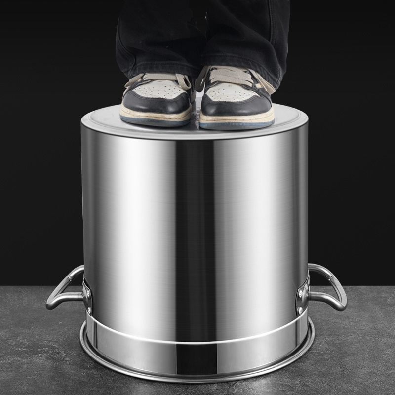 Large capacity 304 stainless steel soup pot& stock pots for gas and induction cooker