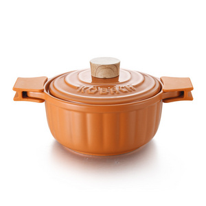 Pumpkin ceramic pot high-temperature resistant sand stew pot health preservation soup pot