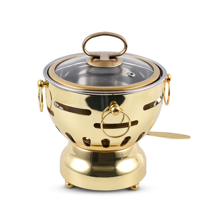 Mini stainless steel hotpot single person hot pot