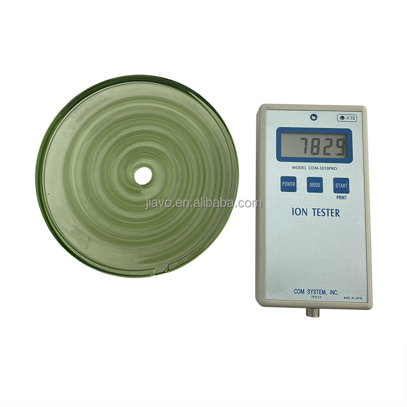 High negative ion Green Round Glass Scalar Energy Energy Bio Disc Alpha Spin Disc