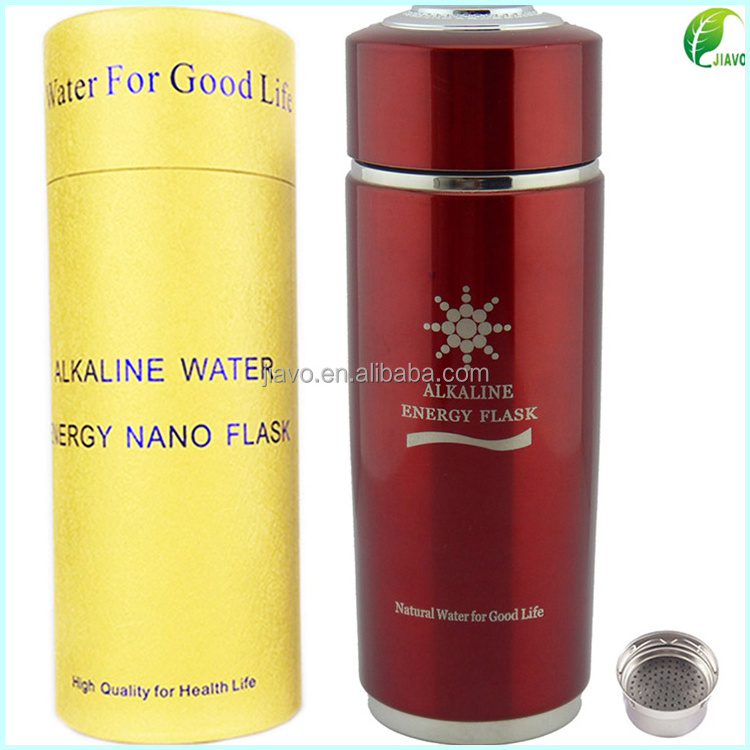 Negative potentials Nano Energy Water Cup 304 stainless steel can offer round golden gift box or Black hand bag