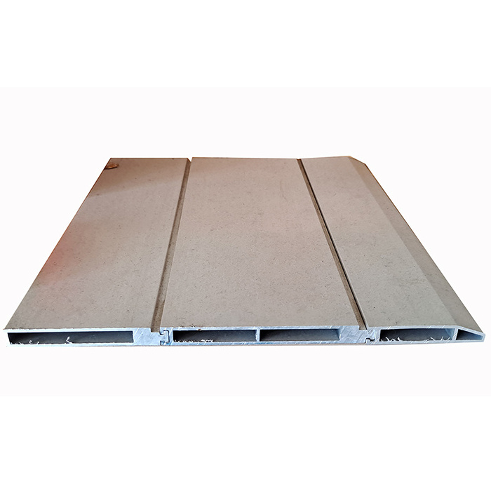 New design China factory direct 6063 T5 T6 satin anodized aluminium profile plank for making the side walls of truck trailers