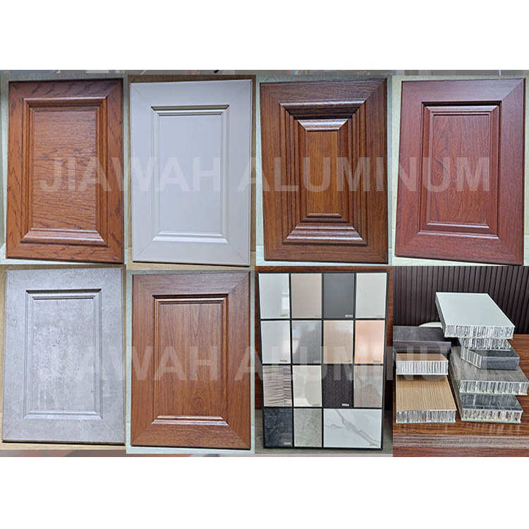 Handless Ready to Assemble Modern Fireproof Waterproof Environment Friendly Aluminium Honey Comb Kitchen Cabinet Manufacturer