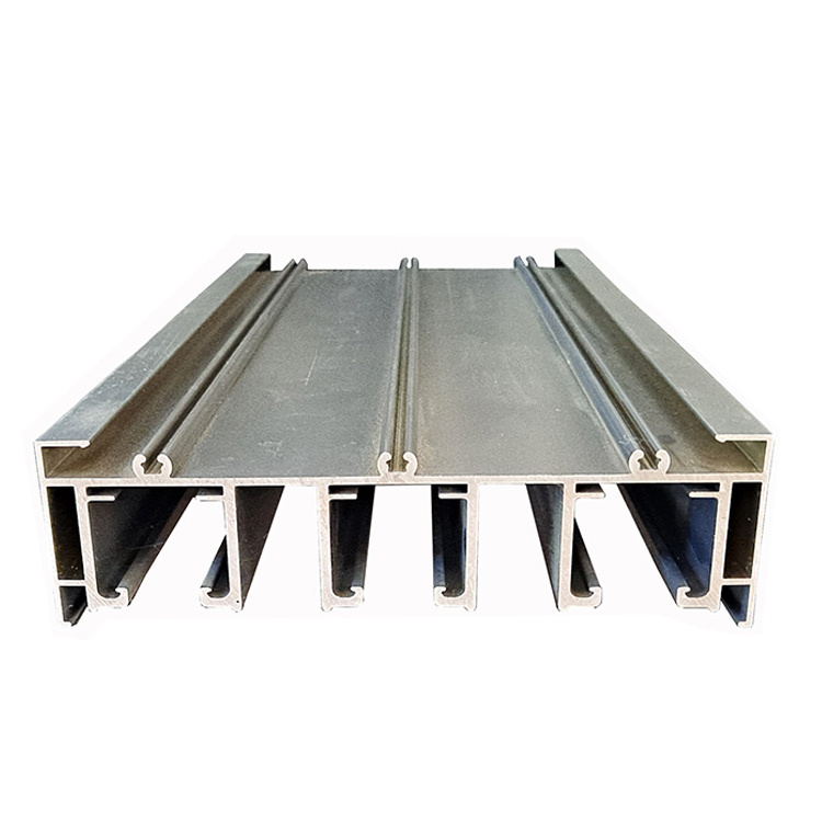 New design China factory direct 6063 T5 T6 satin anodized aluminium profile plank for making the side walls of truck trailers