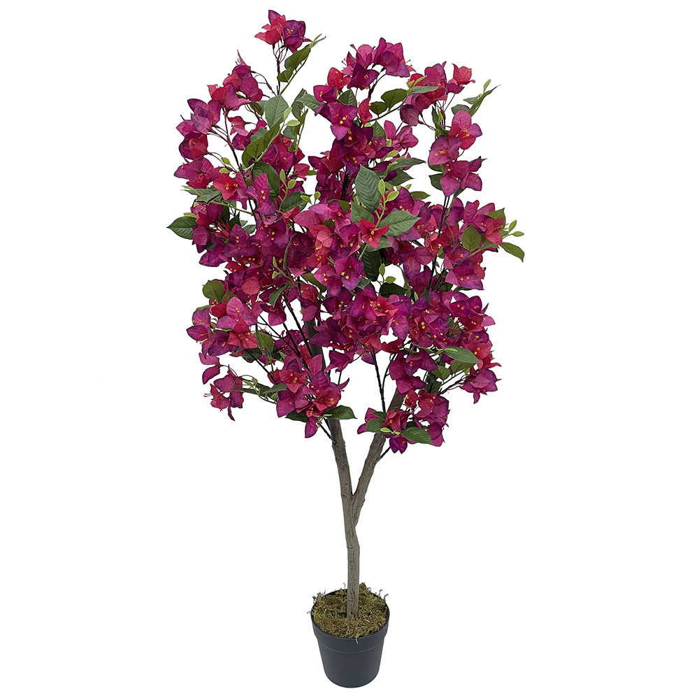 Home Party Wedding Decoration Artificial Tree Nearly Natural Artificial Bougainvillea Pink Flower Tree