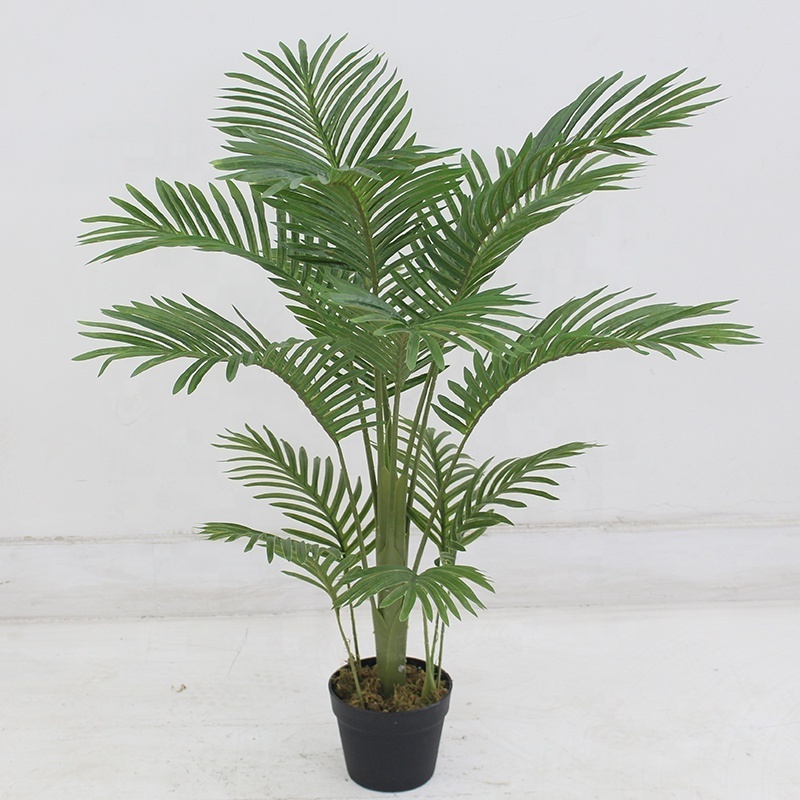 China Factory  Artificial Palm Tree Faked Faux Palm Tree Plants Bonsai for Home Garden Supermarket decoration