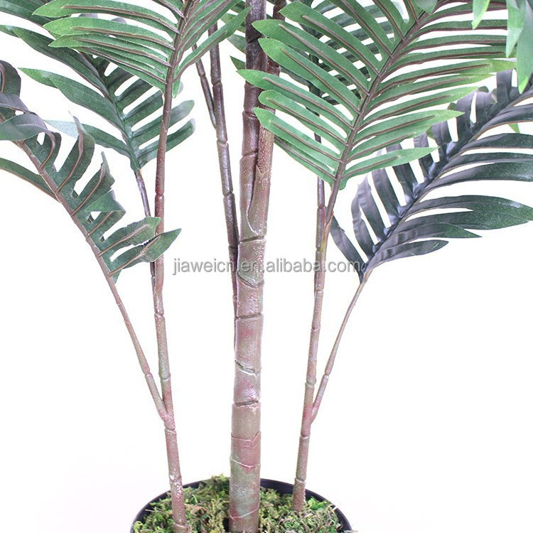 Factory best selling low price craft plastic palm trees for various decorations