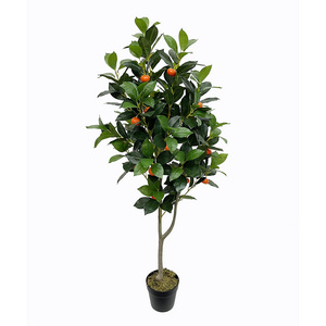 Newest home decoration faux fruit tree bonsai wholesale artificial plants artificial orange tree