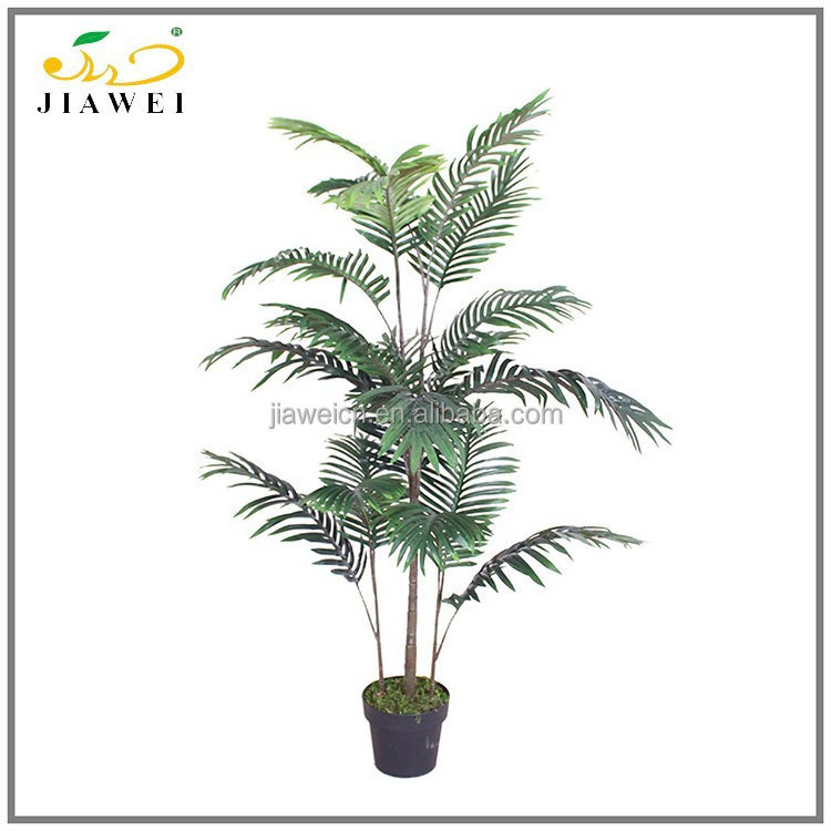 Factory best selling low price craft plastic palm trees for various decorations