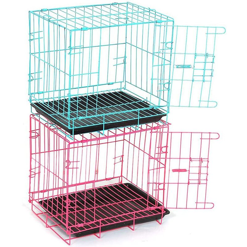 wholesale manufacturer dog metal cage black dog crate