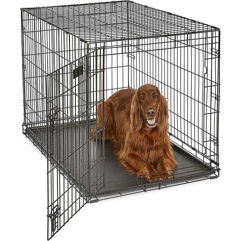 Best Quality 42' Large Portable Folding Wire Pet Cages Dog Metal House Crate