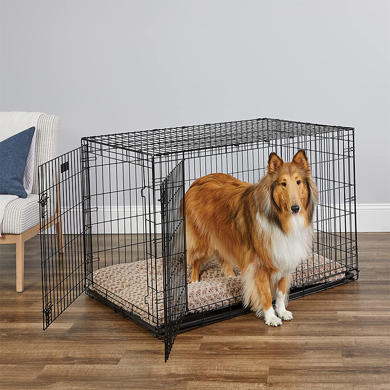 Best Quality 42' Large Portable Folding Wire Pet Cages Dog Metal House Crate