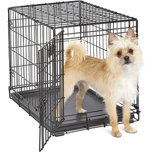 wholesale manufacturer dog metal cage black dog crate