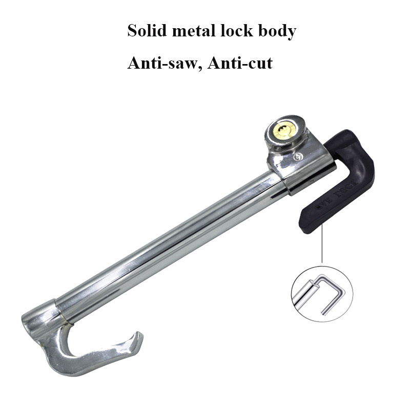 Car Hook Hasp Car Steering Wheel Lock Car Clutch Pedal Lock Universal Steering Wheel Brake Lock