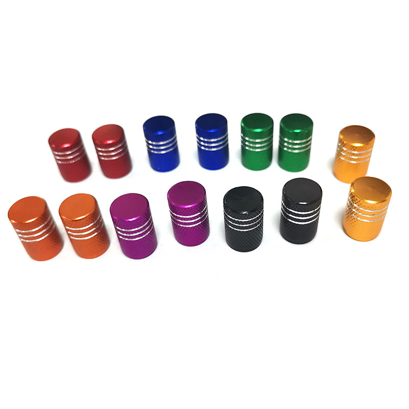 4pcs Tire Stem Covers Universal, Custom LOGO Dust Valve Caps 8V1 Tire Valve Stem Cap Cover for Cars Trucks Motorcycles and Bike