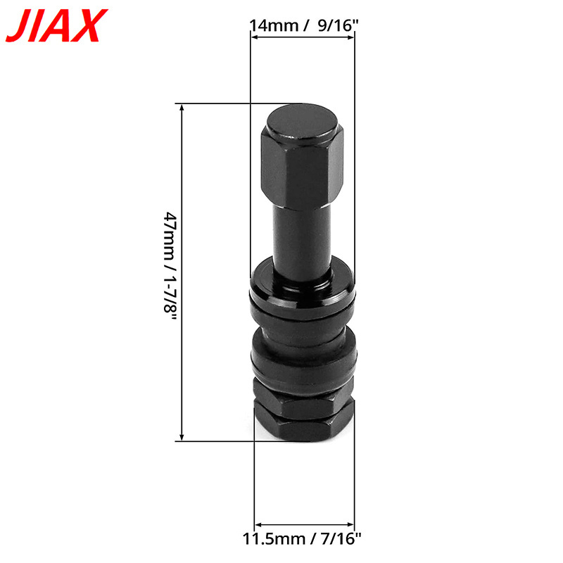 TR48E TR43E Valve Stems Wheel Modification Aluminum Valve Cap Vacuum Tubeless Metal Clamp-in Valve Stems 1pcs