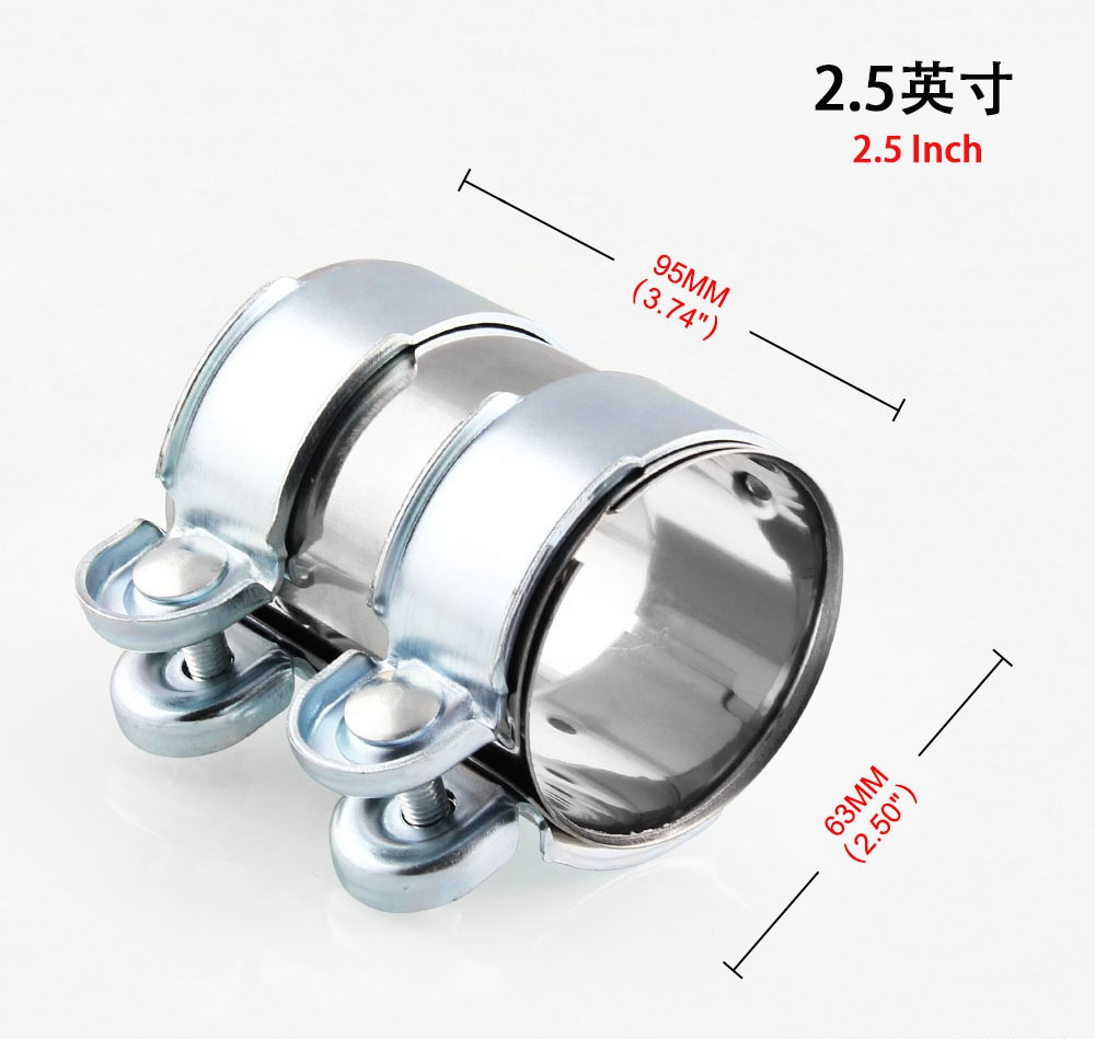 Stainless Steel Quick Release Exhaust V Band Clamp with Male Female Flange