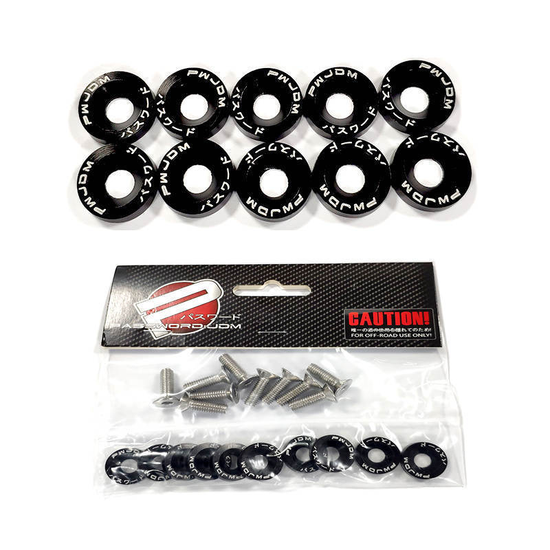 Customize Logo JDM M6 Washer Stainless Steel Cross Phillips Pan Head Screws For Bumper / Cylinder Head,  Factory Wholesales