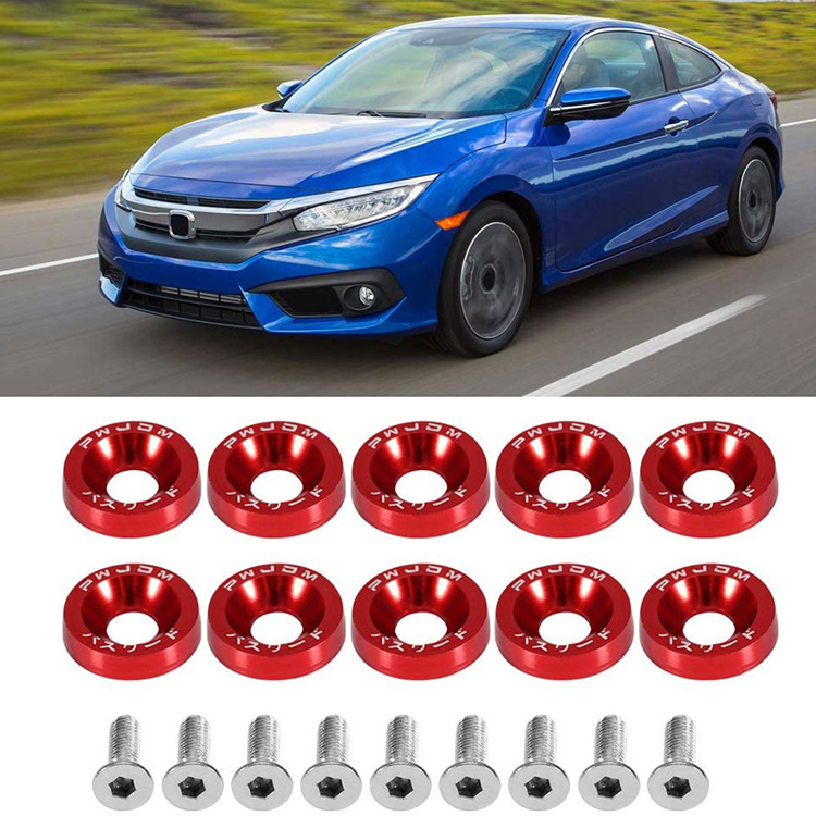 Customize Logo JDM M6 Washer Stainless Steel Cross Phillips Pan Head Screws For Bumper / Cylinder Head,  Factory Wholesales