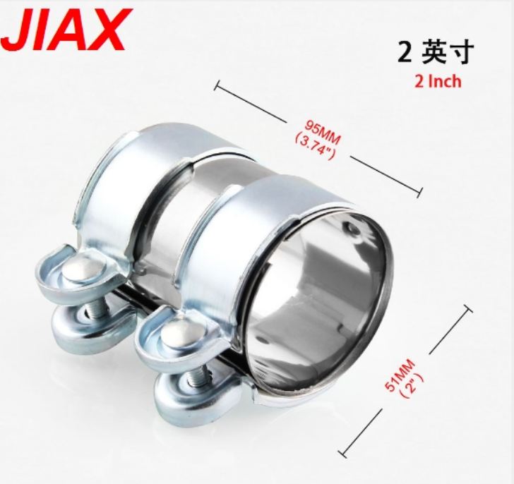 Stainless Steel Quick Release Exhaust V Band Clamp with Male Female Flange