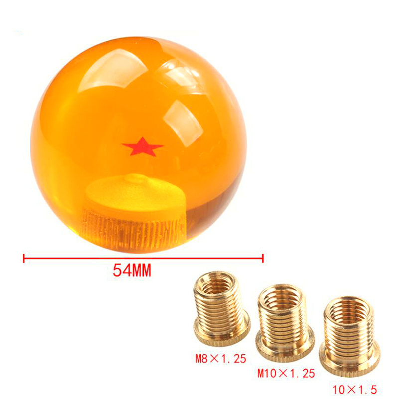 Personalized Car Gift Parts Dragon Ball Shift Head Fashional Automobile Universal Gear Shift Knobs with 3 Fittings