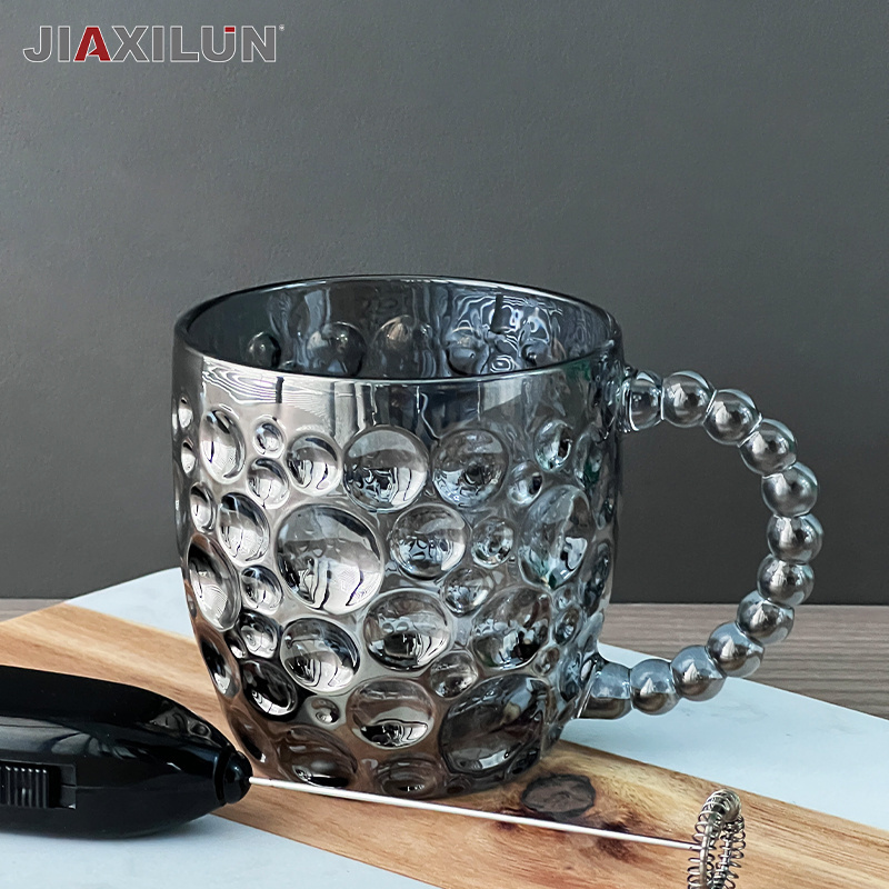 Hot Selling Square Clear Glassware Mug with Lid and Straw for Iced Coffee and Tea Drinking Glass Cups