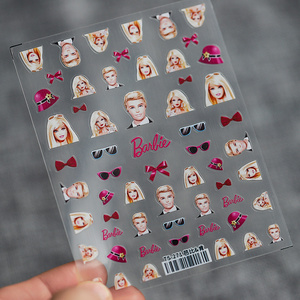 nail art barbie sticker charms foil decorations collections