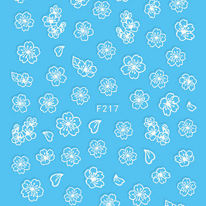 F217-219 Bowknot Flower Diamond Nail Art Decals 3D Manicure Applique Nail Stickers for Nail Decoration