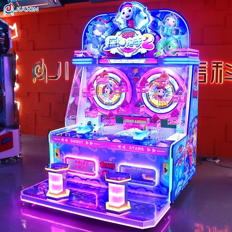 JiaXin Factory OEM Water children Arcade Gun Kids Coin-Operated Game Credits Shoot Golden Dragon Online Game Shoot Machine