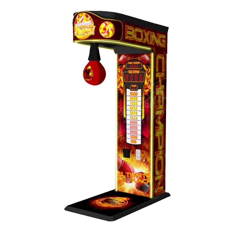 Punching and kicking street entertainment soccer power test game machine boxing punch machine lottery game machine