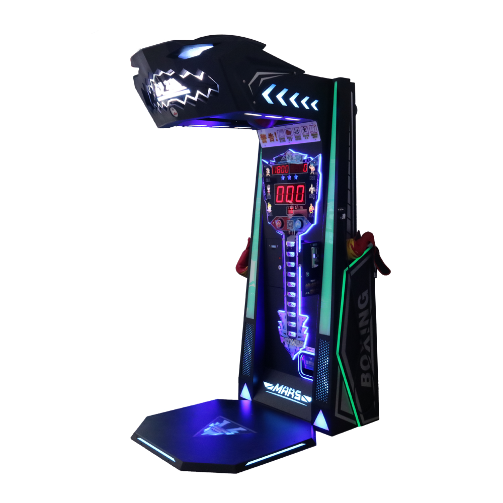 Coin operated redemption machine electronic boxing arcade entertainment game machine boxing machine with boxing gloves