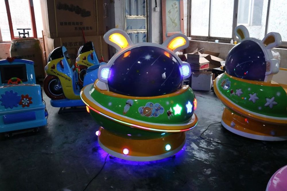 Coin operated children's ride rotating video machine arcade video children's game machine indoor children's fun game machine