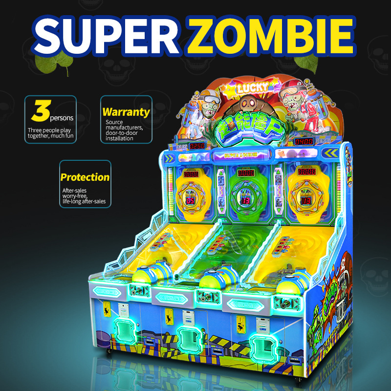 zombies game machine indoor amusement shooting arcade game machine coin operated gift game machine for mall