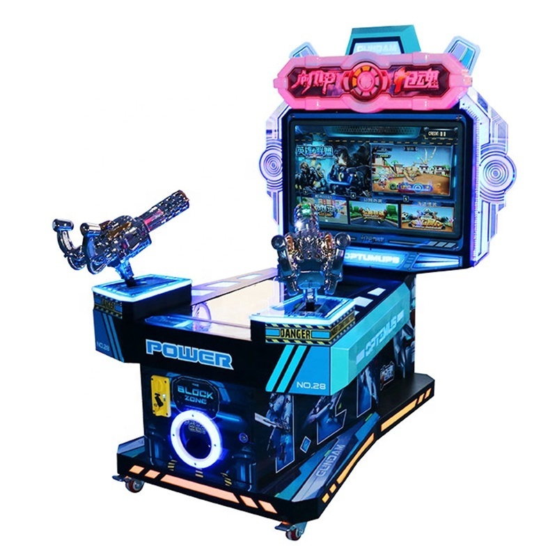 JiaXin Source Factory OEM Service Time Crisis 3 Arcade 4 In 1 Firepower 5D Shooting Simulator Game Machines