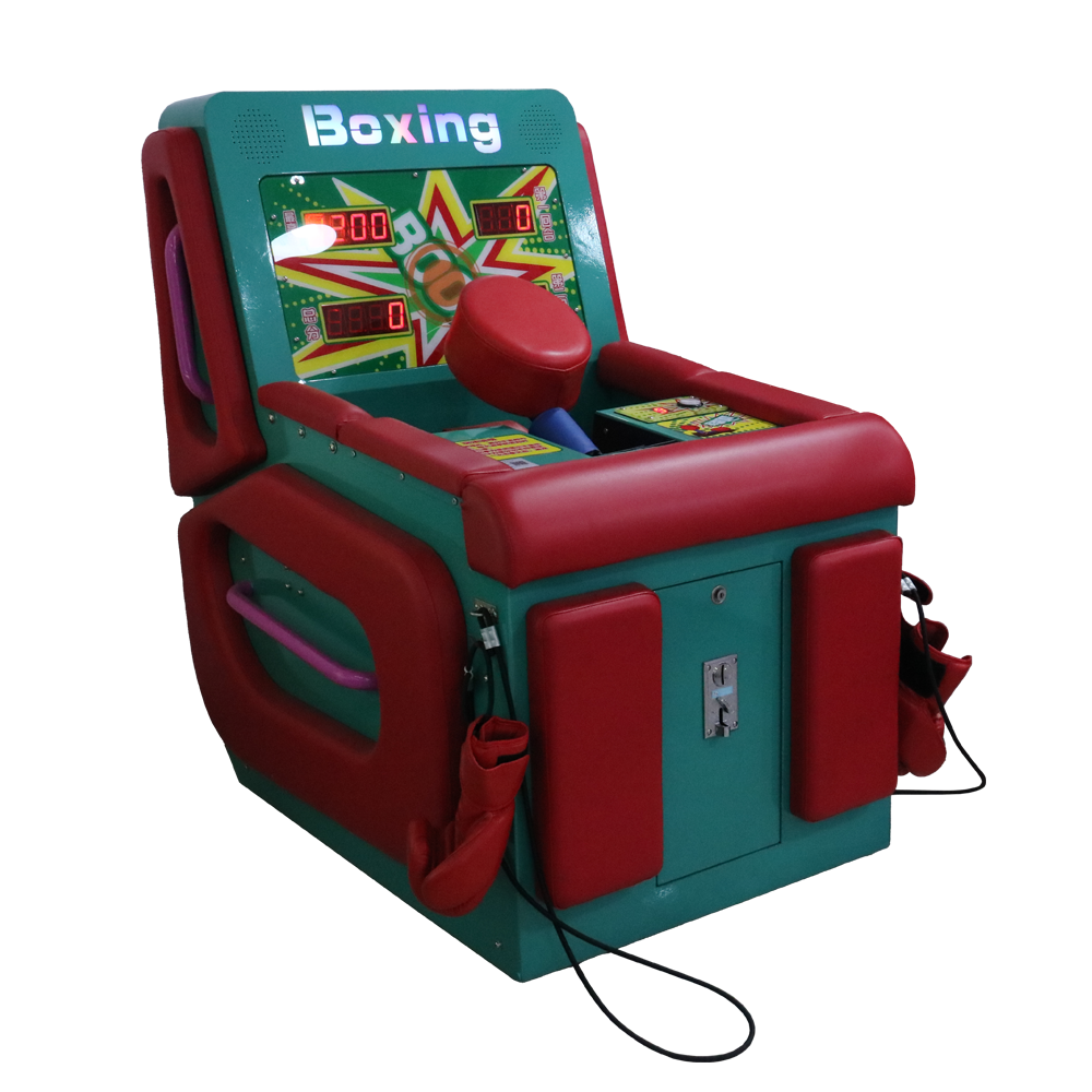 Indoor sports coin operated boxing machine entertainment boxing game centre arcade entertainment game machine