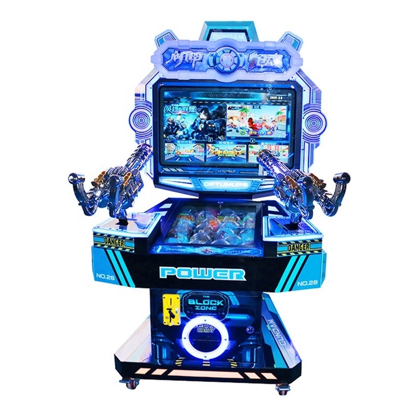 JiaXin Source Factory OEM Service Time Crisis 3 Arcade 4 In 1 Firepower 5D Shooting Simulator Game Machines