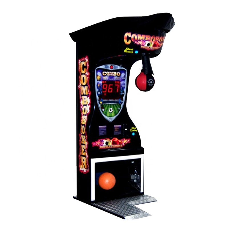 Coin Operated Power Test Street Entertainment Boxing Machine Amusement Park Lottery Redemption Game Machine