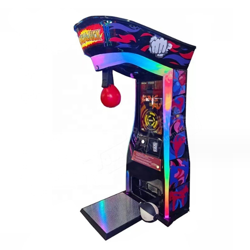 Punching and kicking street entertainment soccer power test game machine boxing punch machine lottery game machine