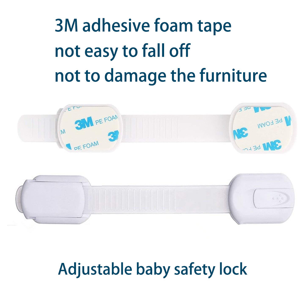 3m Adjustable Strap Kids Saftey Strap Safety Home Fridge Freezer Child Door Handle Safty Safe Proof Cabinet Baby Latch Lock