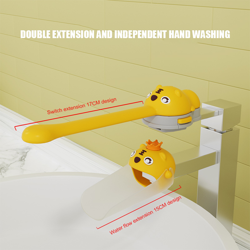 Bathroom Wholesale Kids Extension Water Saving Tap Kitchen Cartoon Hand Washing Faucet Handle Switch Extender