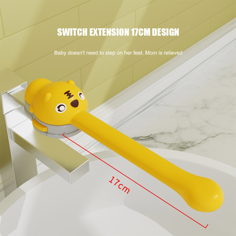 Bathroom Wholesale Kids Extension Water Saving Tap Kitchen Cartoon Hand Washing Faucet Handle Switch Extender