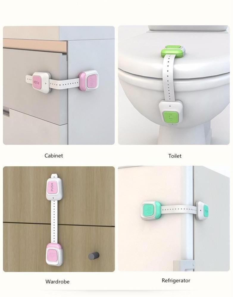 Hot Selling Baby Proofing Cabinets Door Drawers Adjustable Child Safety Strap Locks