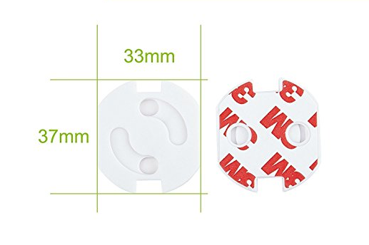 Baby Safety Socket Cover Plastic Socket Plugs Outlet Covers European 2 Pin EU Plug Socket Cover Protector